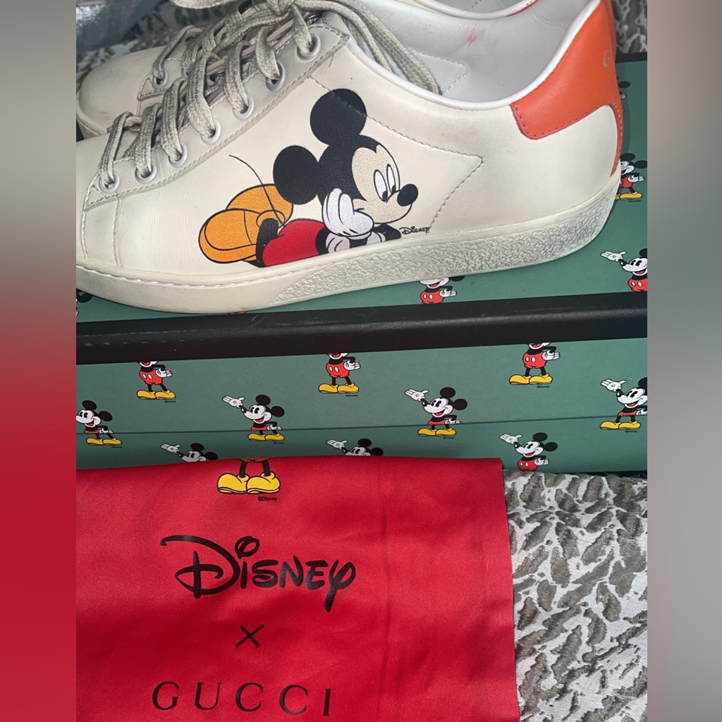 Gucci X Mickey Mouse Sneakers! Limited Edition